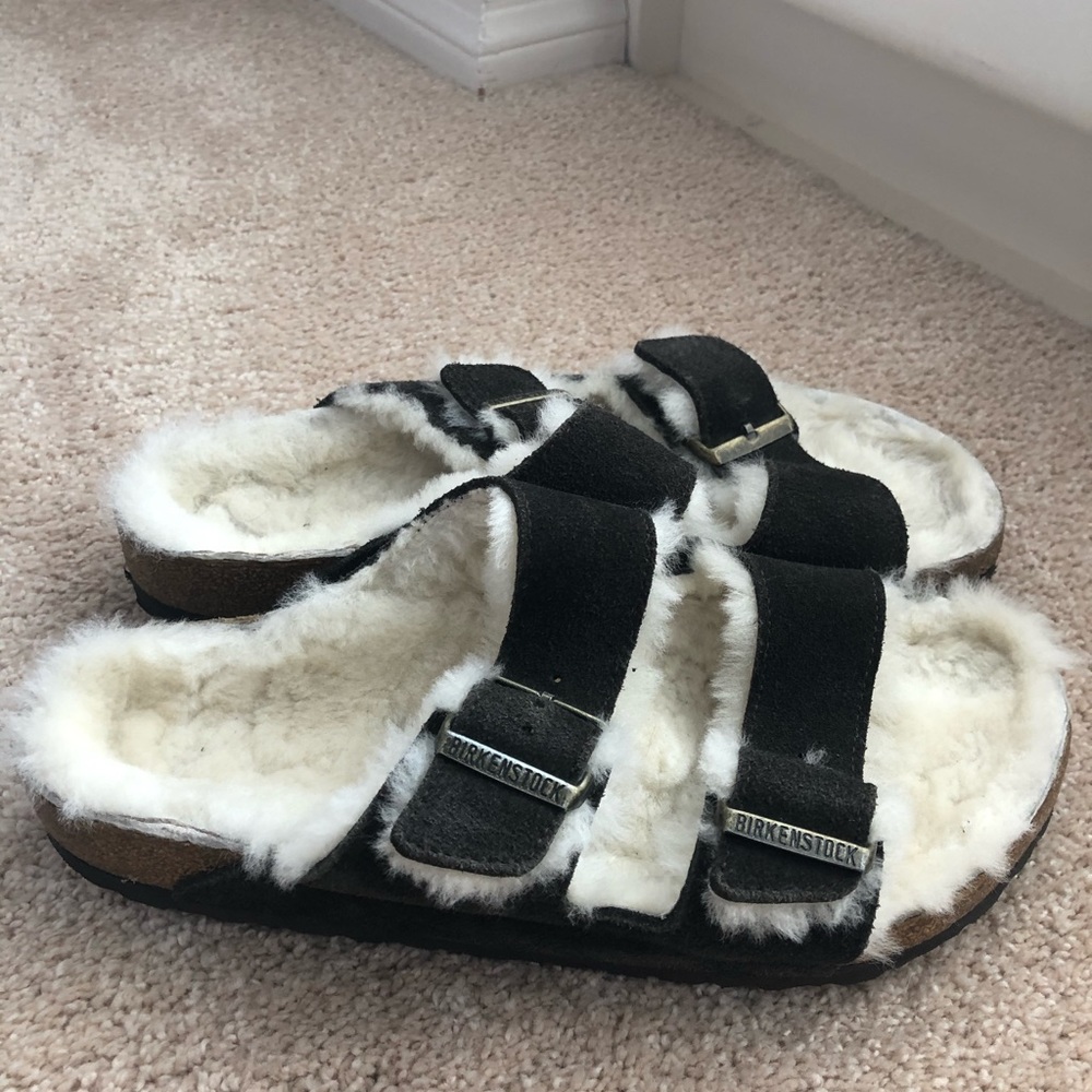 Birkenstock’s - Shearling Arizona - barely worn